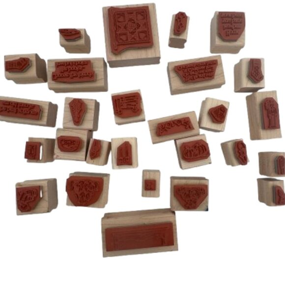 New Stampin Up! Lot of 27 Decorative Crafting Stamps  - Various Themes - Picture 7 of 7